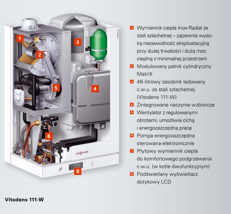 Viessmann Vitodens 111W 35Kw z wbudowanym zasobnikiem 46l kondensat — free download
